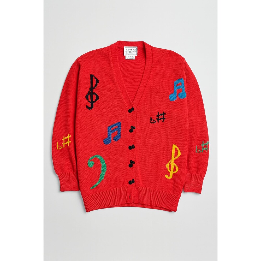 Vintage Rue Britannia Knitwear Cardigan Sweater Size M Button Up Rare EUC